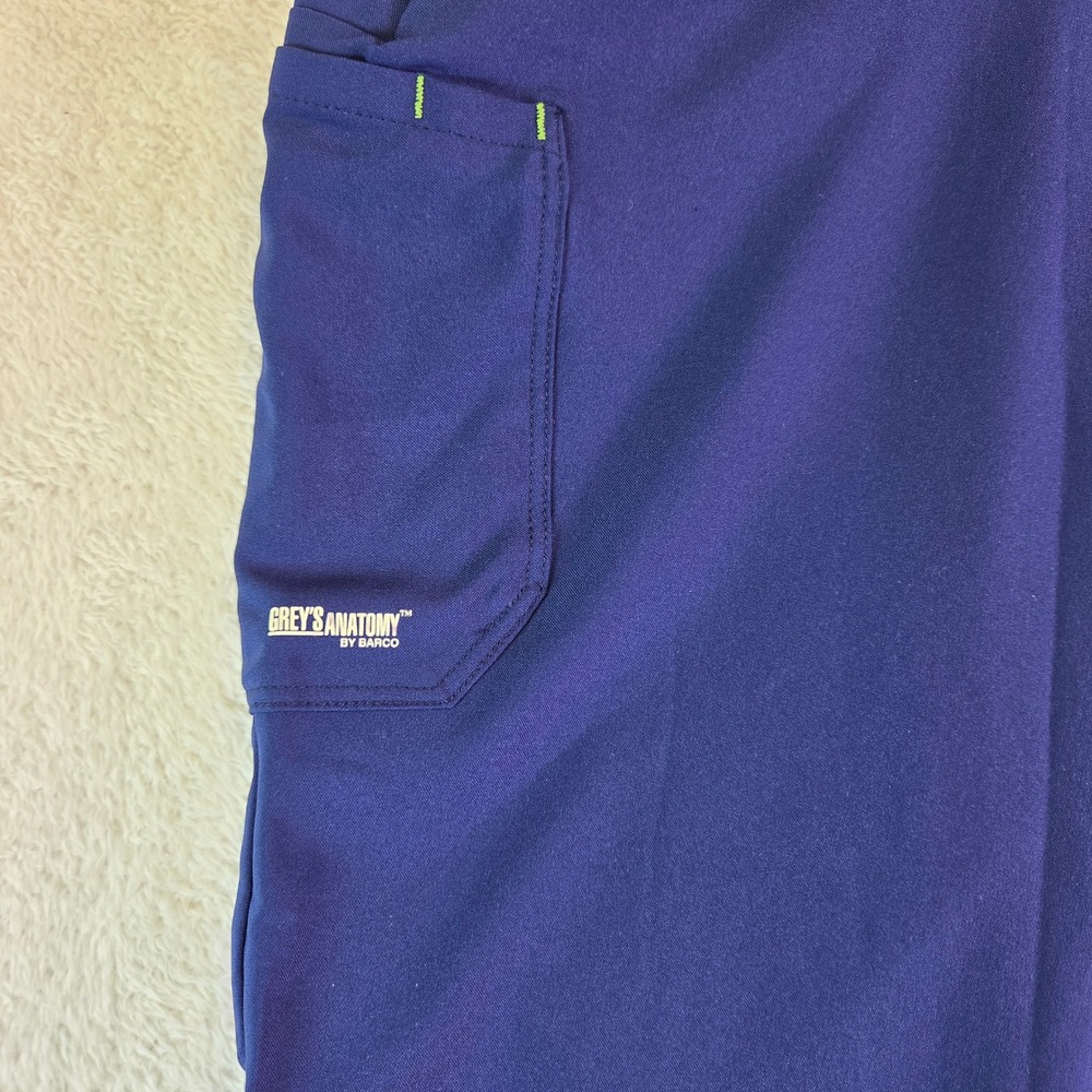 Greys Anatomy by Barco Evolve Navy Blue Scrub Set Womens Medium OmniHealth Logo - Picture 11 of 11